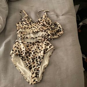 Brand new with tags! Aerie leopard one piece